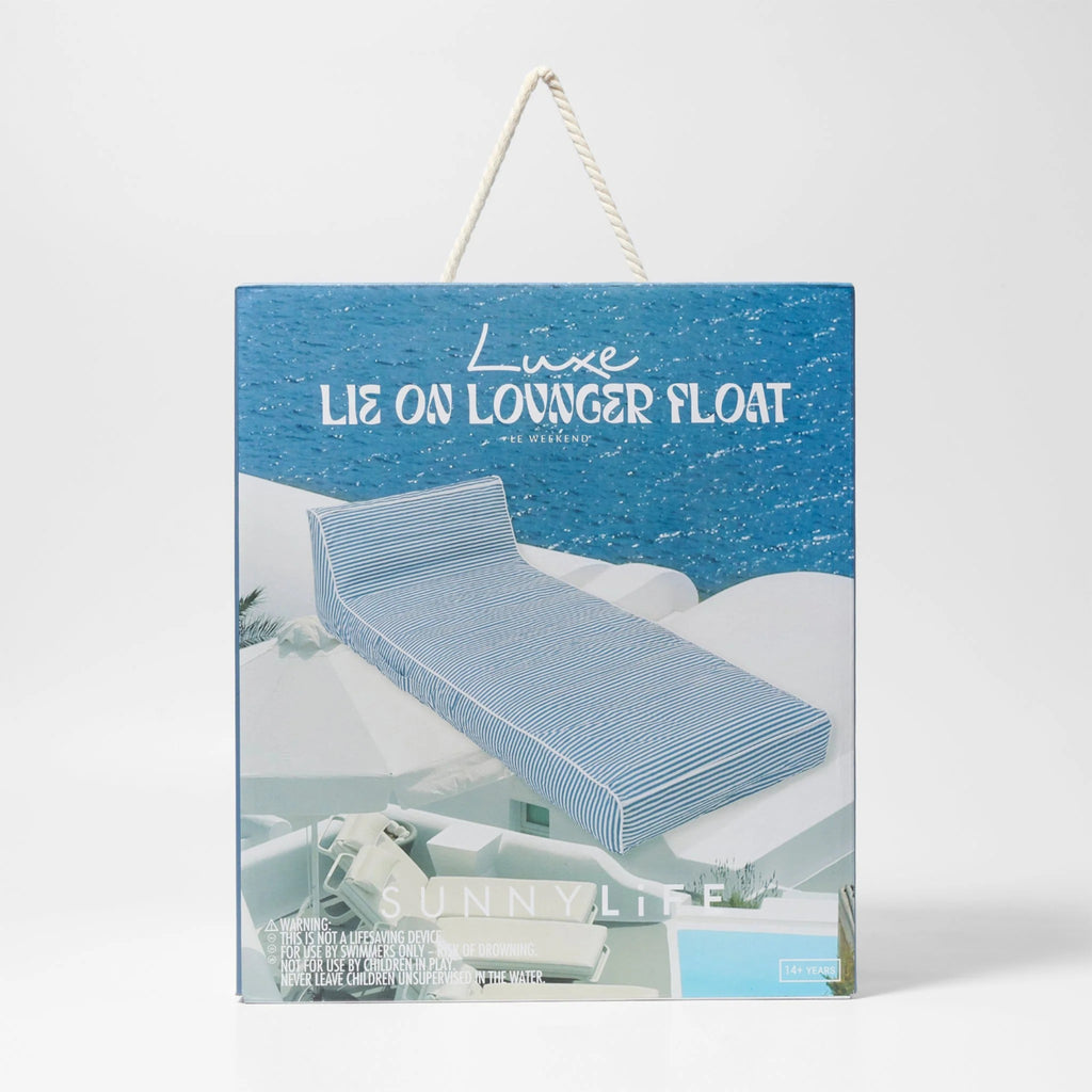 Sunnylife Luxe Lounger Chair The Resort - Navy