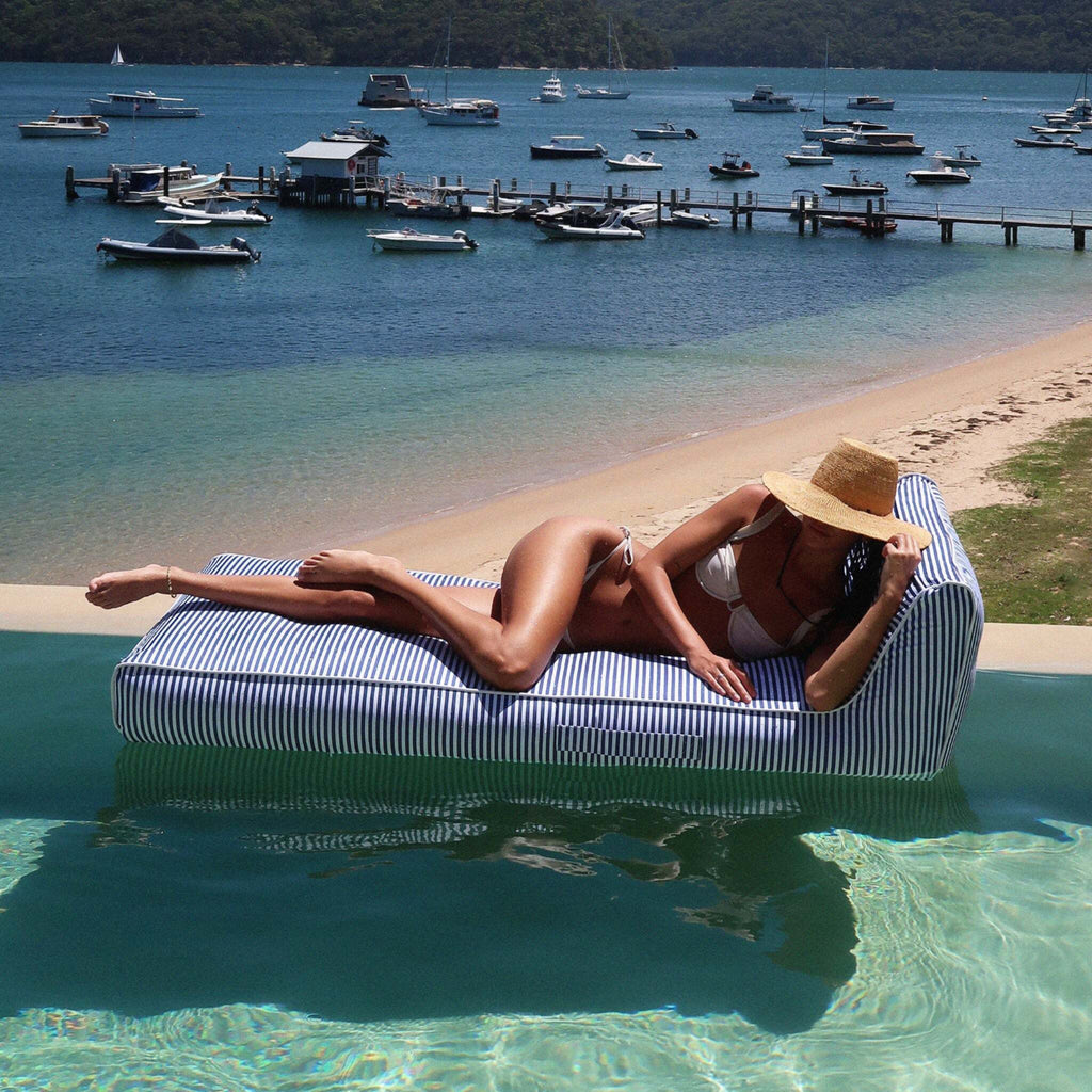 Sunnylife Luxe Lounger Chair The Resort - Navy