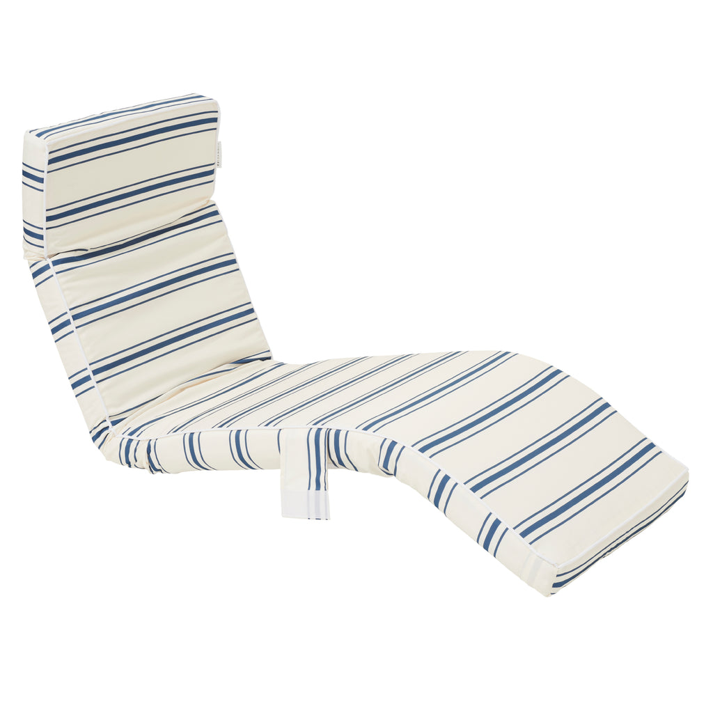 Sunnylife Luxe Lie-On Lounger Float Le Weekend - Navy