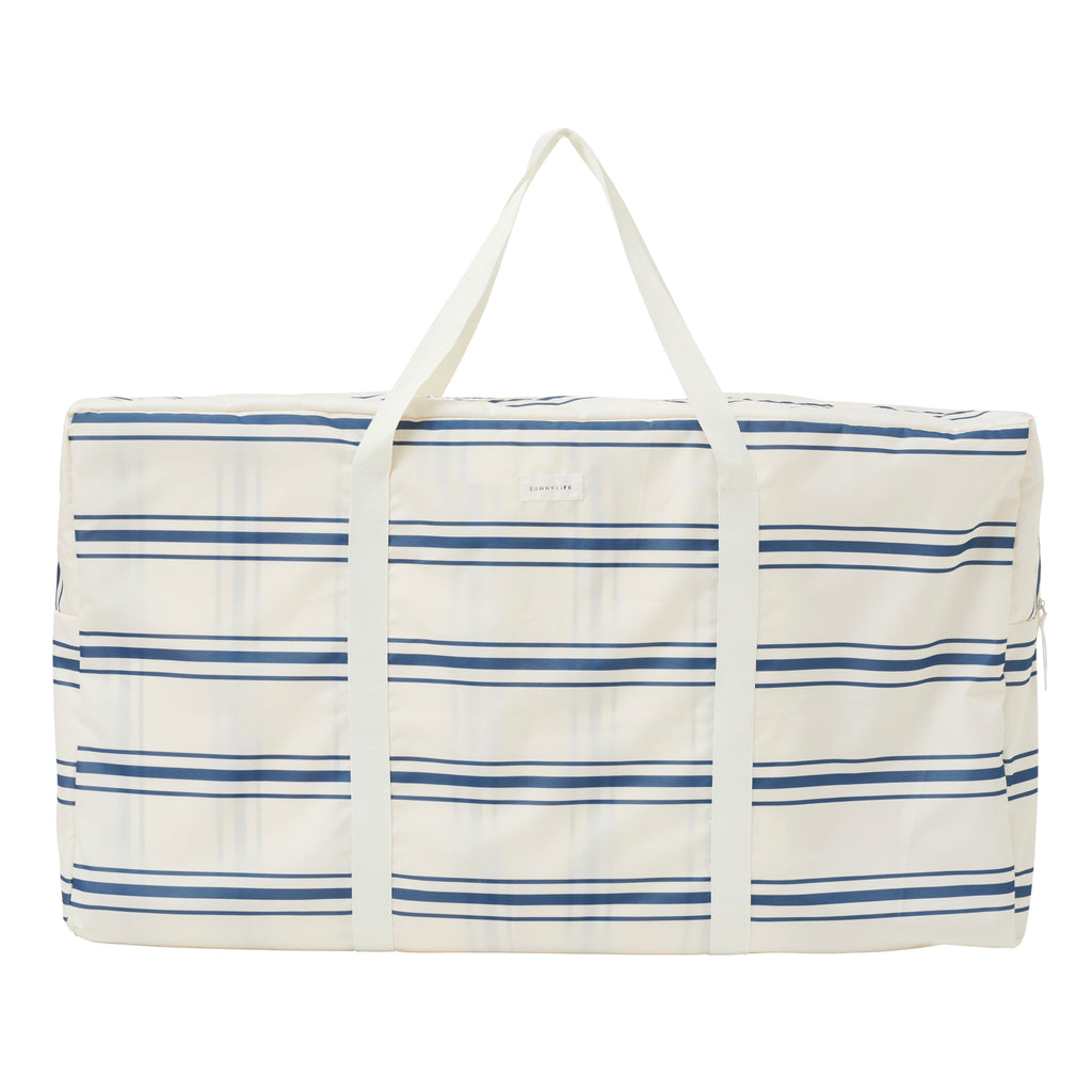 Sunnylife Luxe Lie-On Lounger Float Le Weekend - Navy