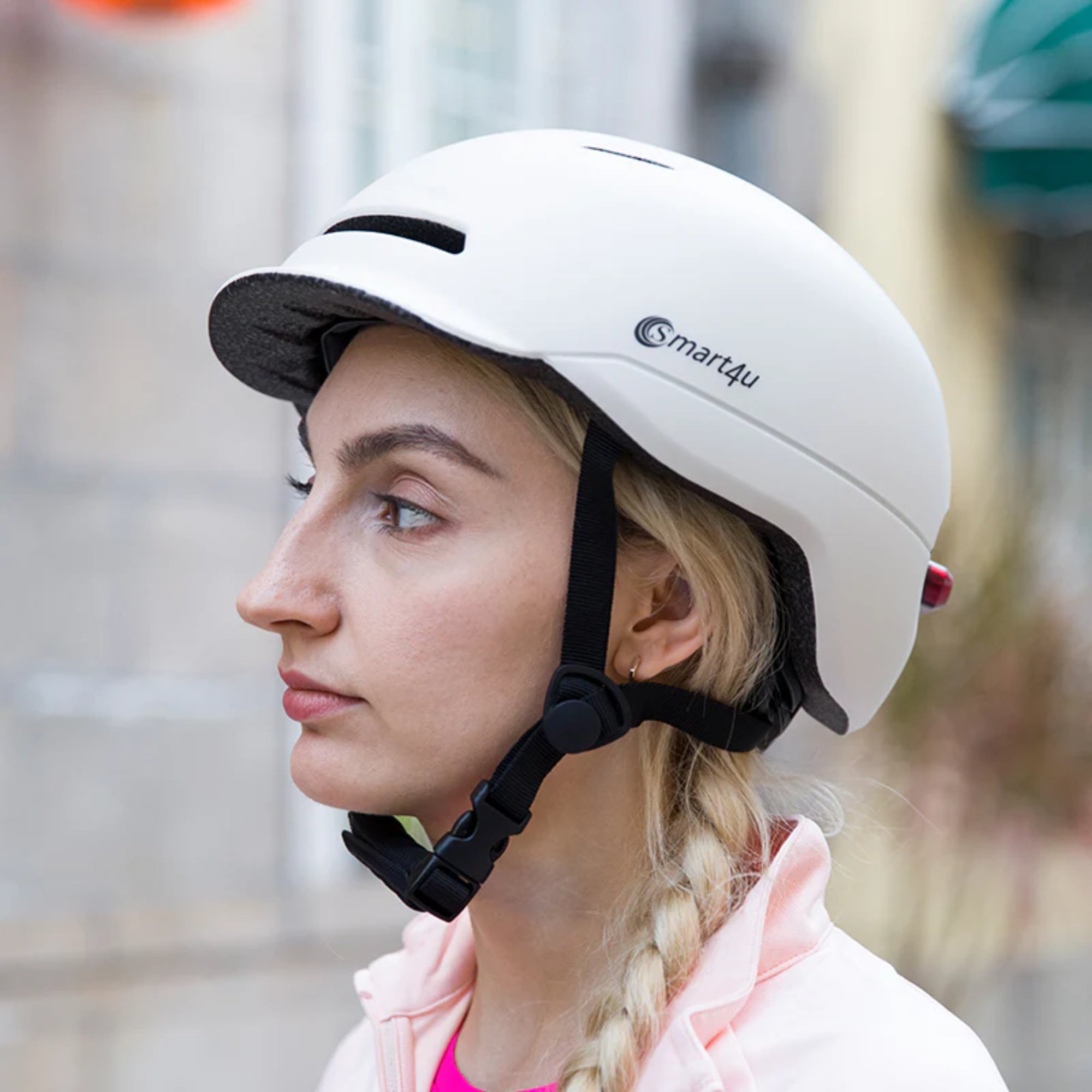 Smart4u Medium Smart Urban Helmet L60 - White