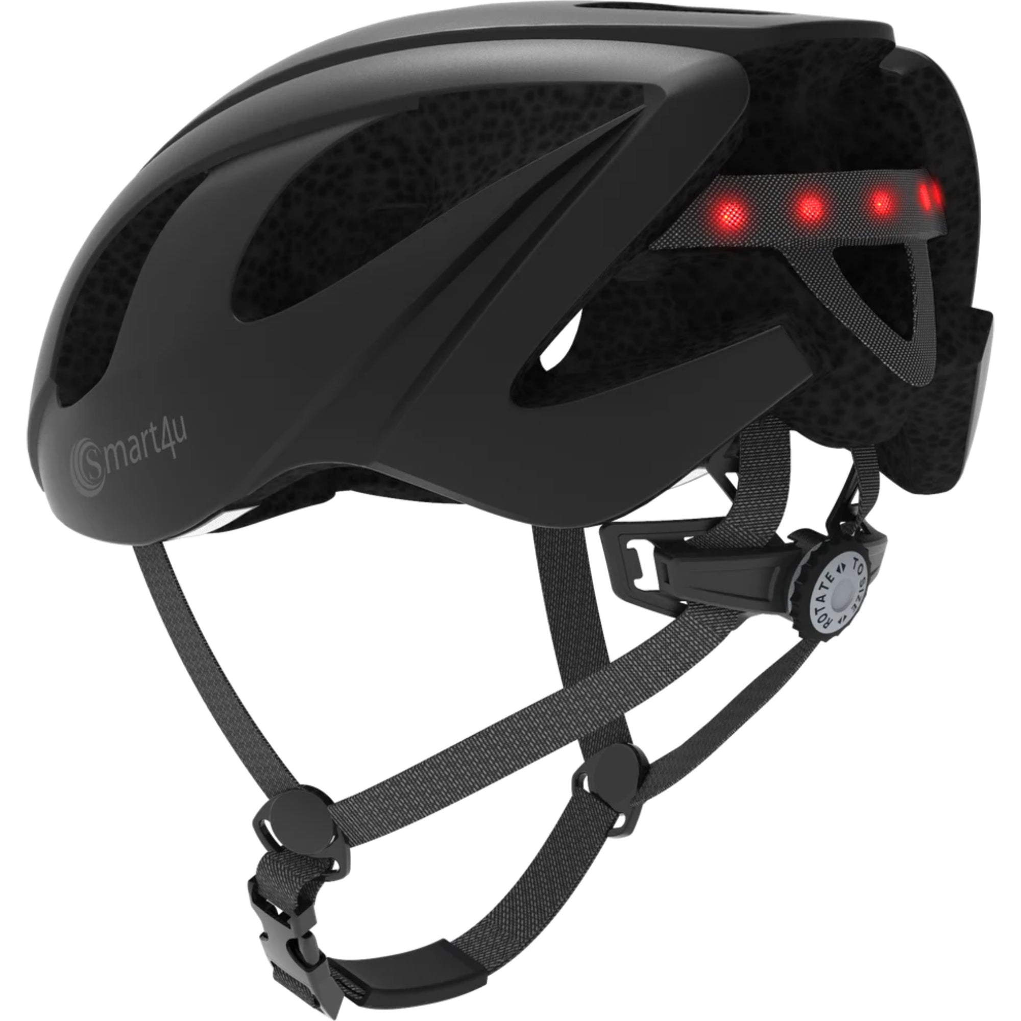 Smart4u Medium Smart Urban Helmet R55 - Black