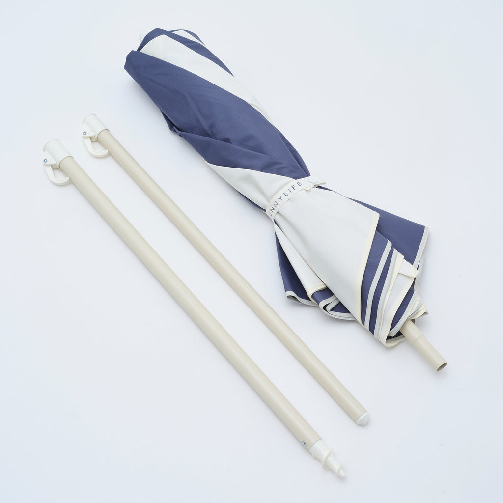 Sunnylife Compact Beach Umbrella - Marine