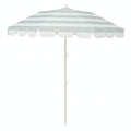 Sunnylife Compact Beach Umbrella - Sea Sage Stripe