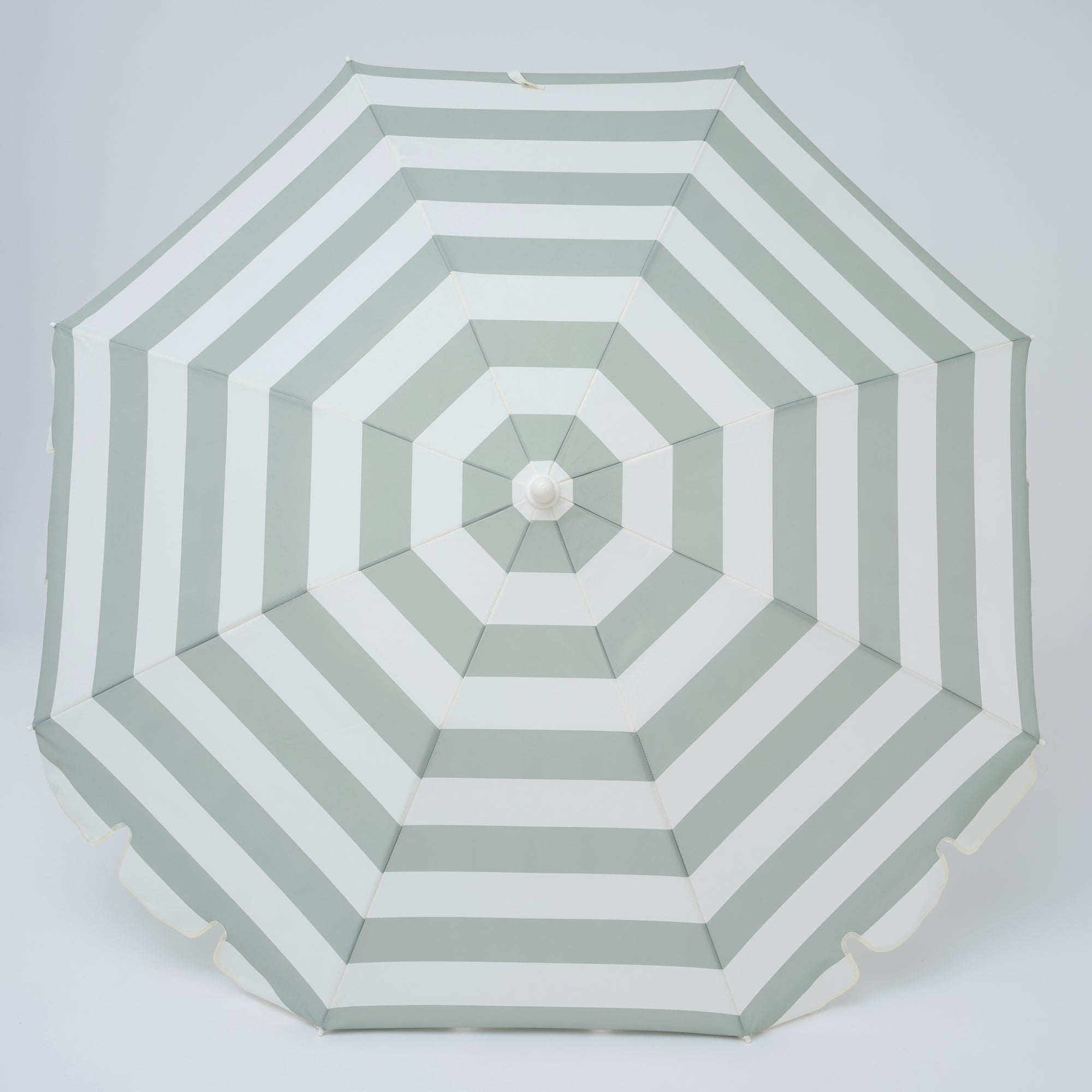 Sunnylife Compact Beach Umbrella - Sea Sage Stripe