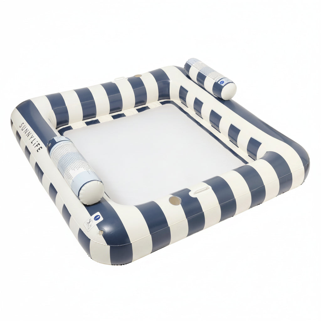 Sunnylife Deluxe Twin Hammock Le Weekend - Navy Stripe