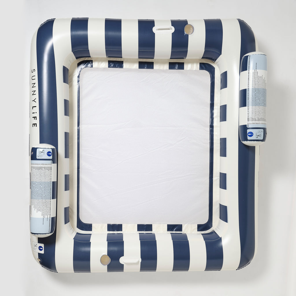 Sunnylife Deluxe Twin Hammock Le Weekend - Navy Stripe