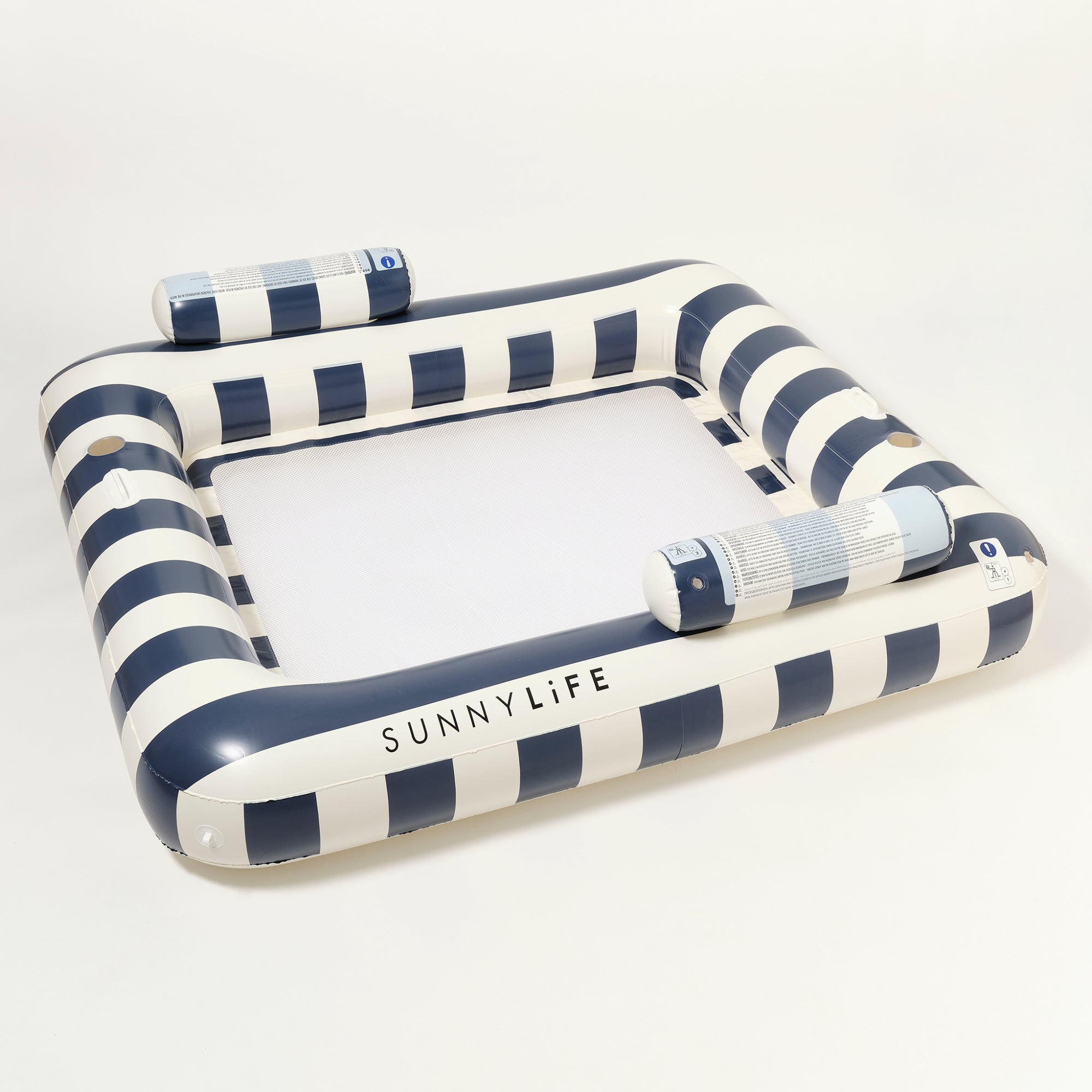 Sunnylife Deluxe Twin Hammock Le Weekend - Navy Stripe