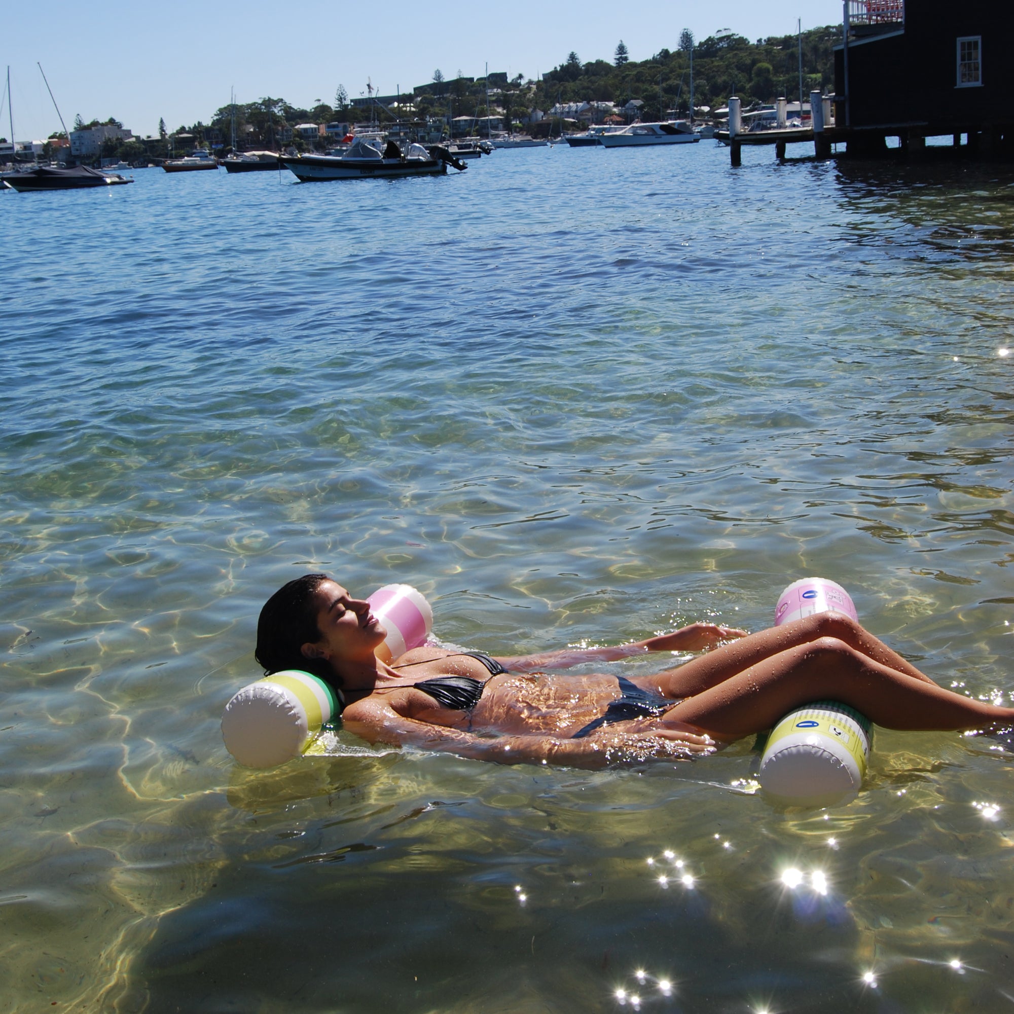 Sunnylife Pool Side Hammock Float - Pastel Gelato