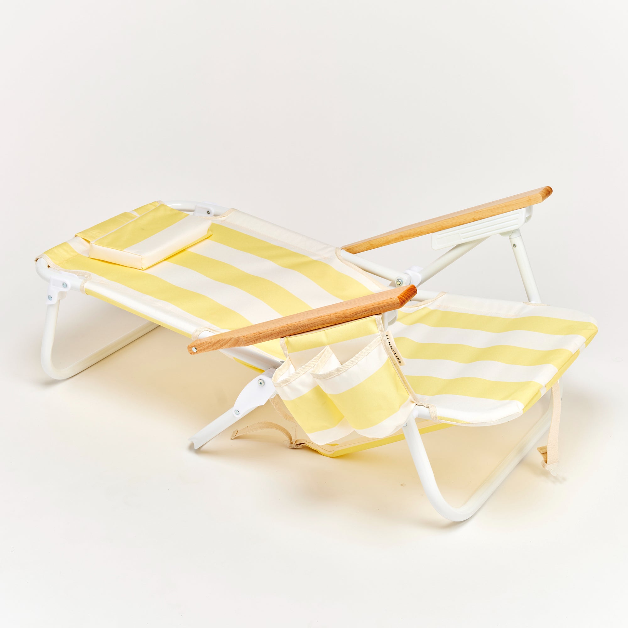 Sunnylife Deluxe Beach Chair - La Mer Limon Stripe