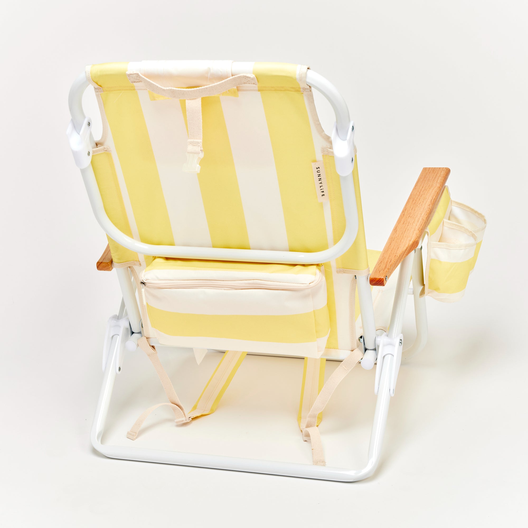 Sunnylife Deluxe Beach Chair - La Mer Limon Stripe