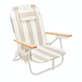 Sunnylife Deluxe Beach Chair - Oyster Stripe