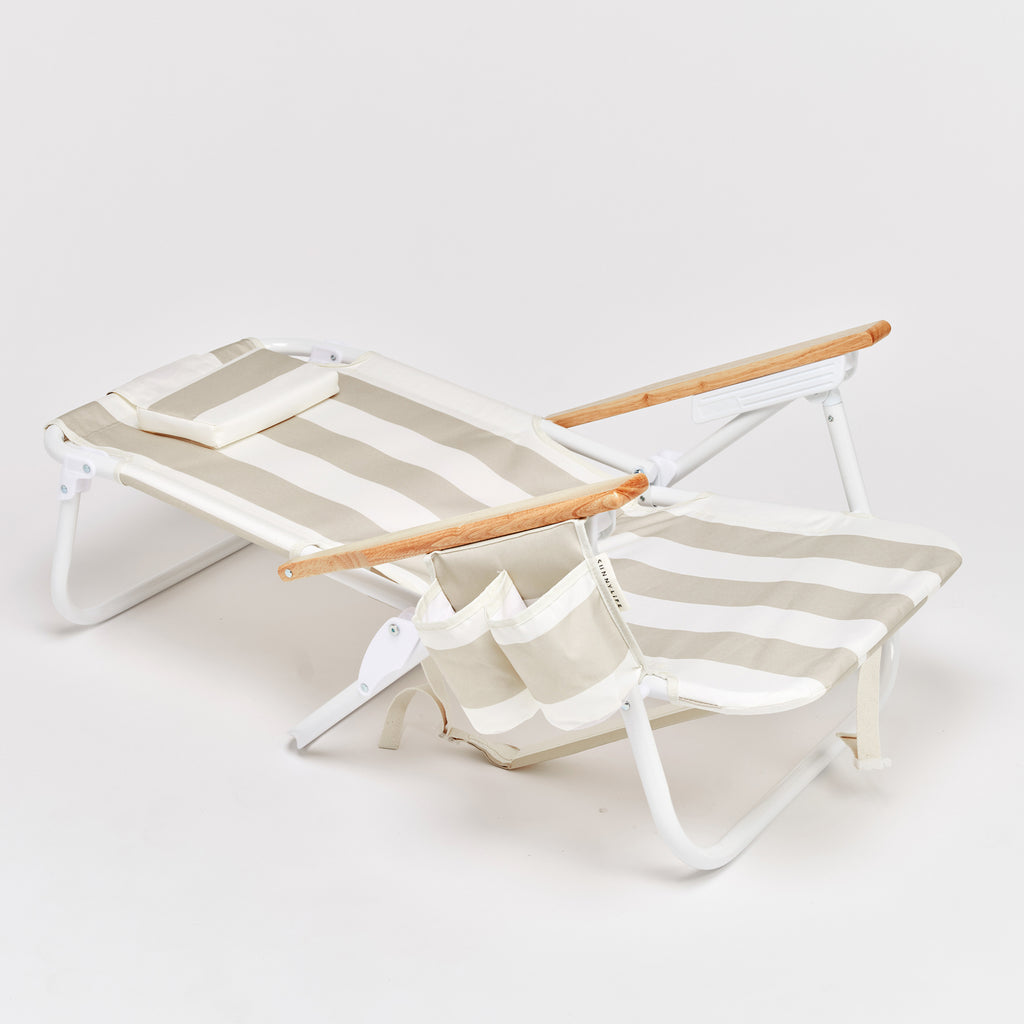 Sunnylife Deluxe Beach Chair - Oyster Stripe