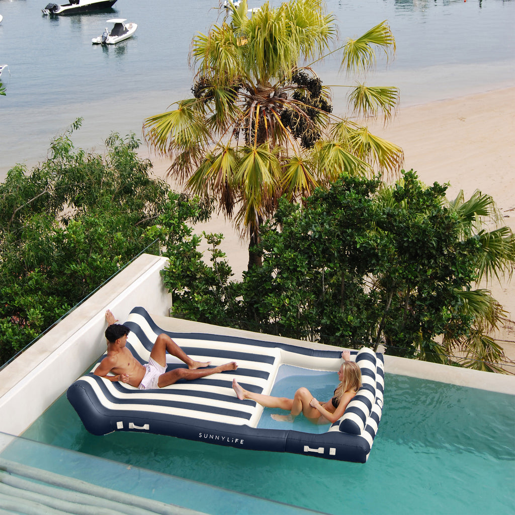 Sunnylife Floatin Oasis - Marine Stripe