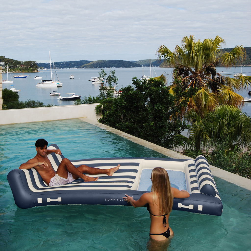 Sunnylife Floatin Oasis - Marine Stripe