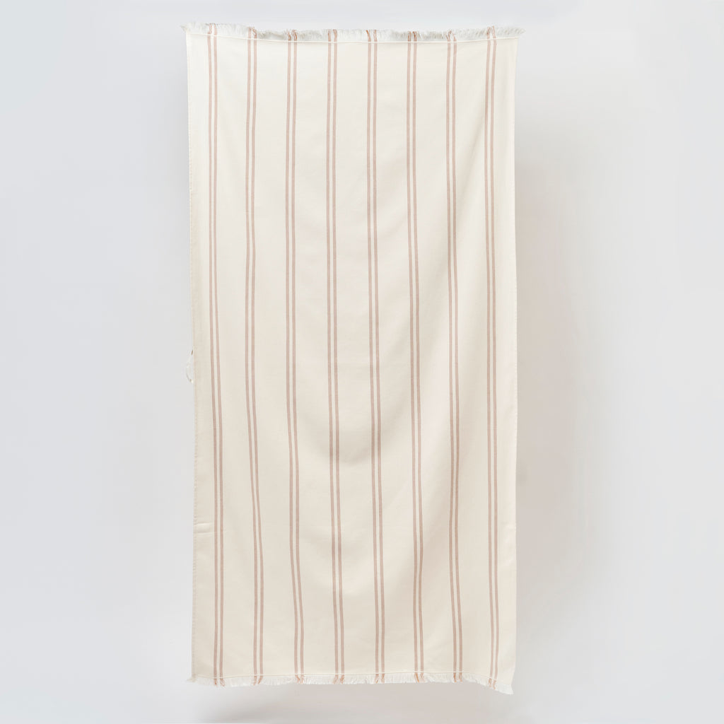 Sunnylife Fouta Beach Towel - Tierra Clay Stripe