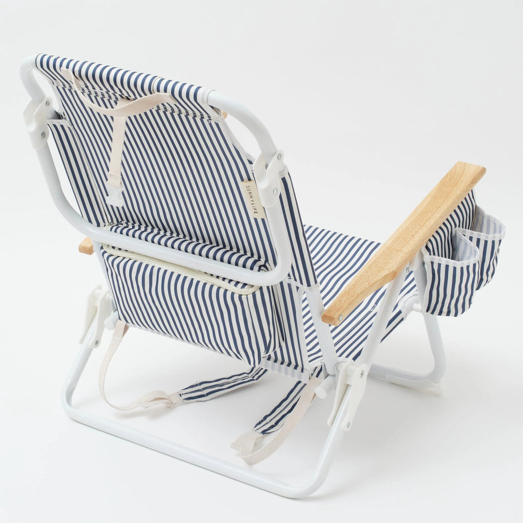 Sunnylife The Resort Luxe Beach Chair - Coastal Blue