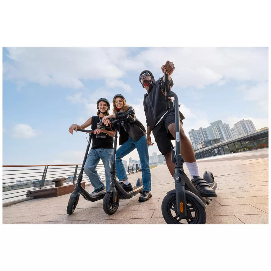 Segway NineBot Electric KickScooter E2 Pro & Smart Urban Helmet - Black