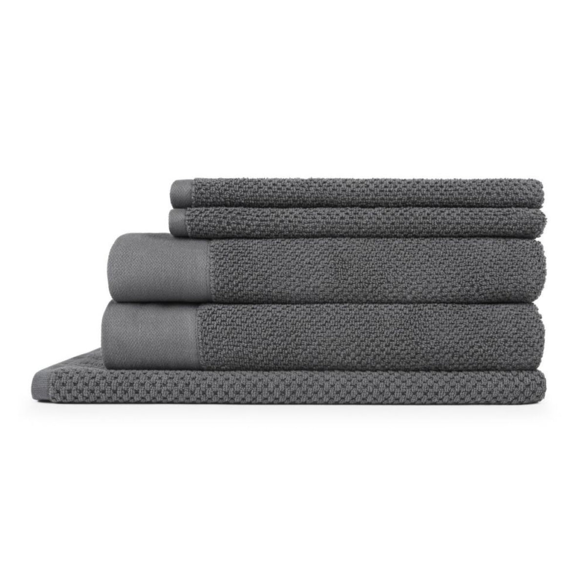 Sheraton Luxury Marlon 5 Piece Towel Pack - Charcoal