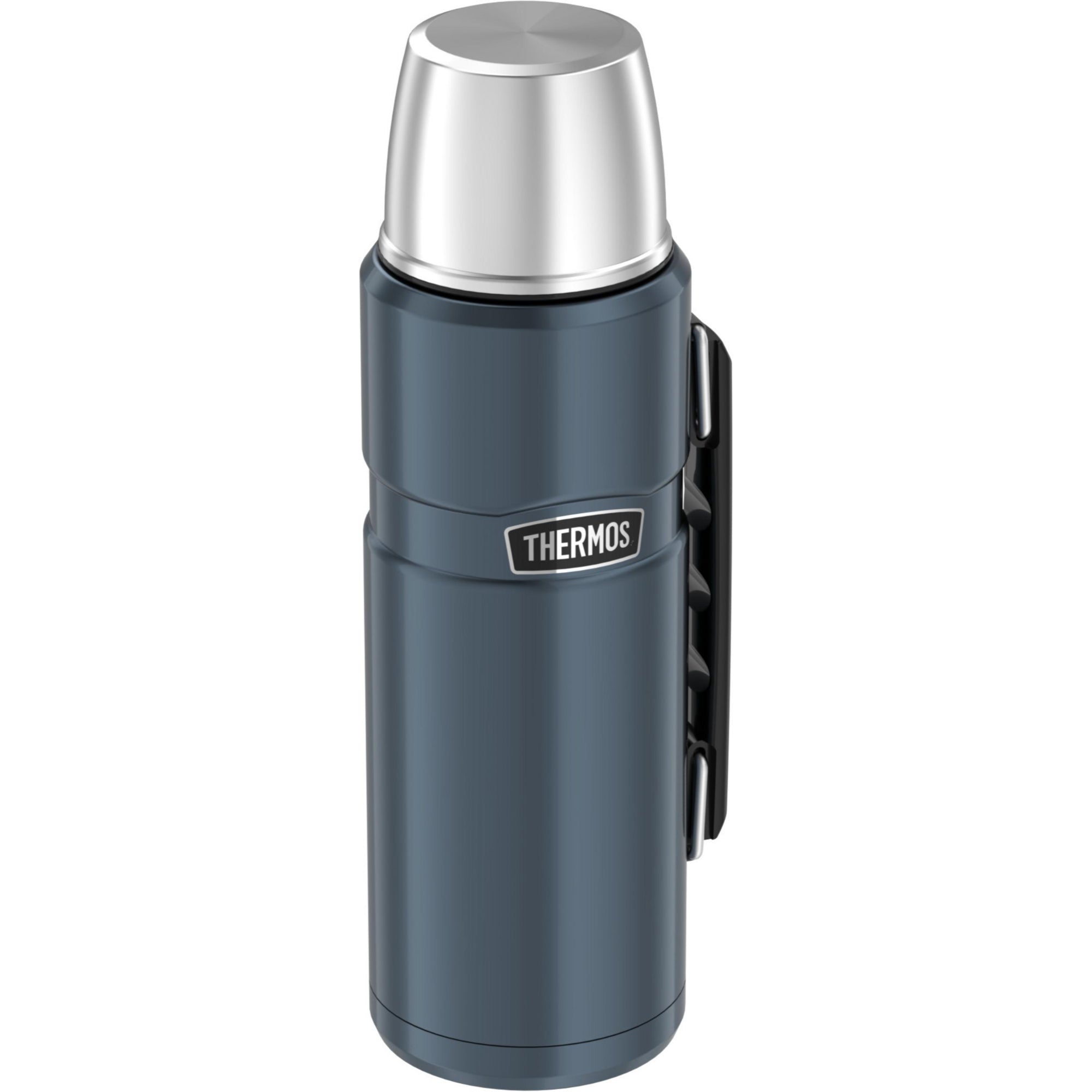 Thermos King Vacuum 1.2L Insulated Flask & 470ml Insulated Food Jar - Slate
