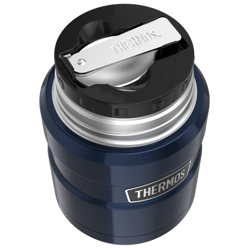 Thermos 470ml Stainless King Vacuum Insulated Food Jar - Midnight Blue