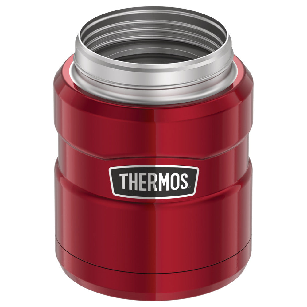 Thermos 470ml Stainless King Vacuum Insulated Food Jar - Red