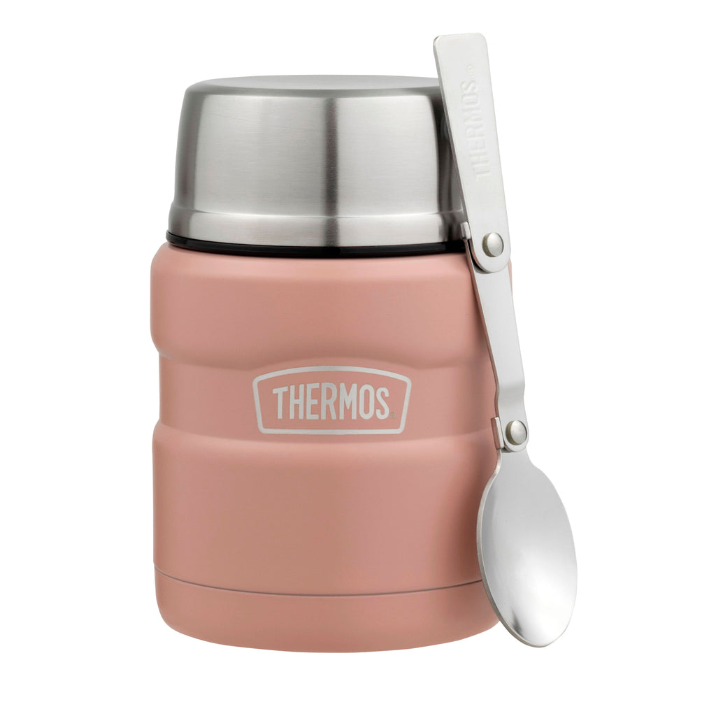 Thermos 470ml Stainless King Vacuum Insulated Food Jar 2 Pack -  Blue & Pink
