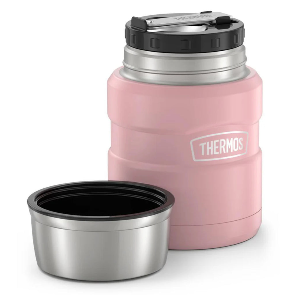 Thermos 470ml Stainless King Vacuum Insulated Food Jar - Rose Pink