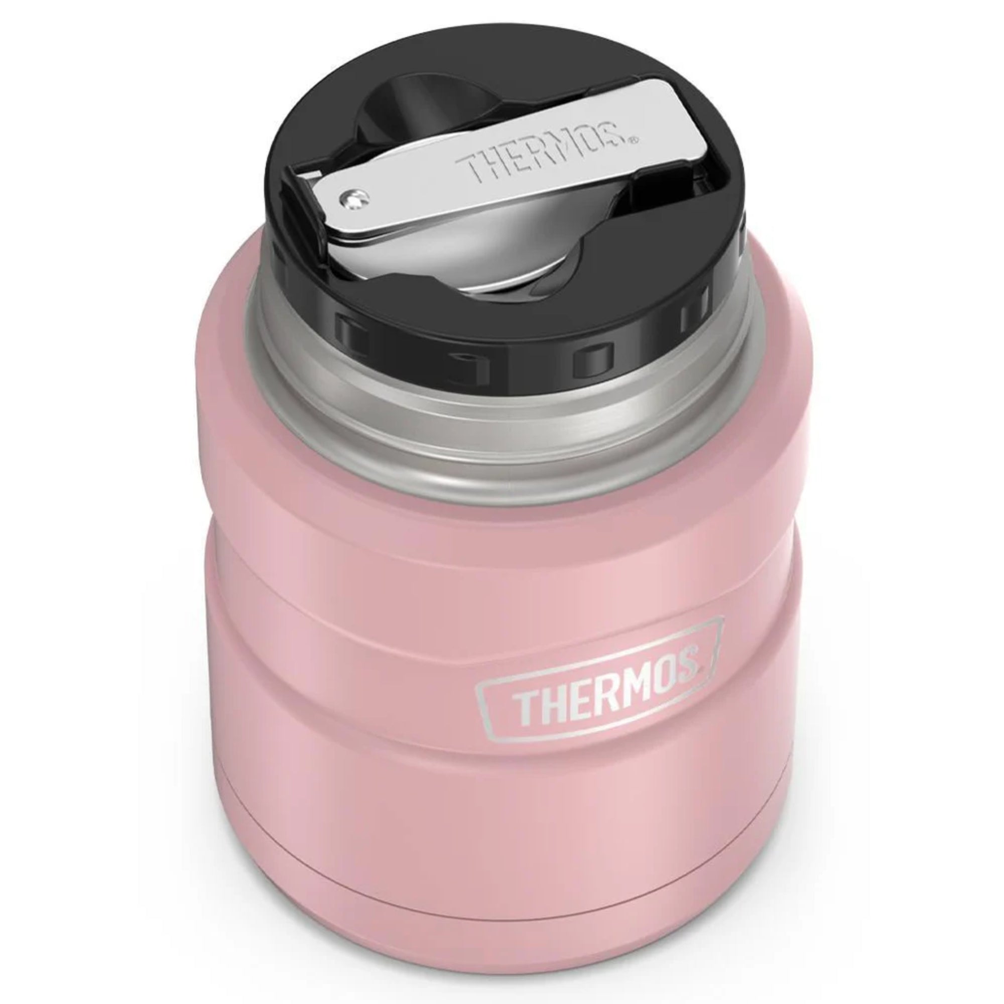 Thermos 470ml Stainless King Vacuum Insulated Food Jar - Rose Pink