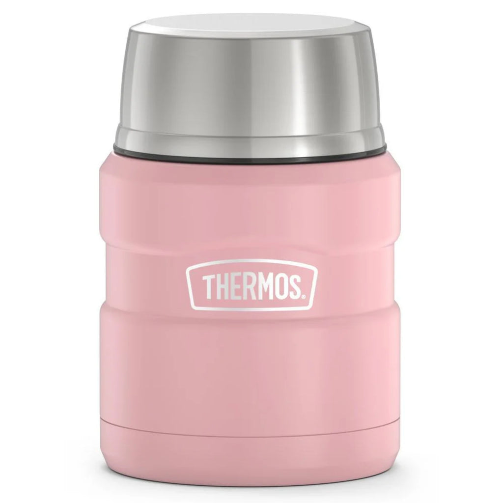 Thermos 470ml Stainless King Vacuum Insulated Food Jar - Rose Pink