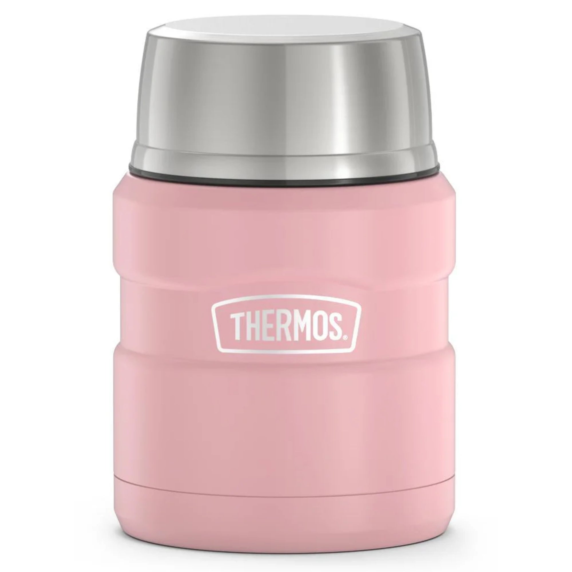 Thermos 470ml Stainless King Vacuum Insulated Food Jar - Rose Pink