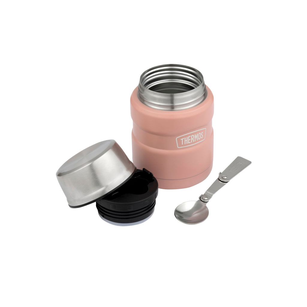 Thermos 470ml Stainless King Vacuum Insulated Food Jar 2 Pack -  Blue & Pink