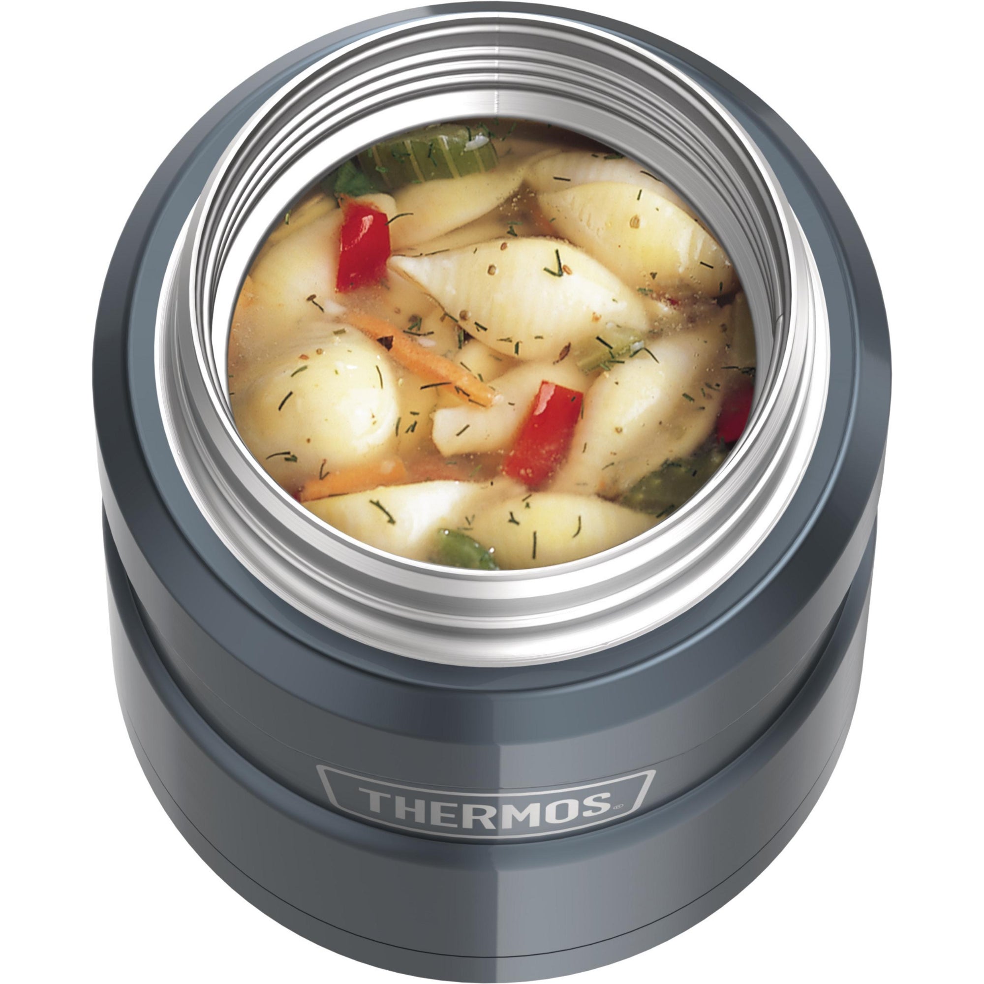 Thermos King Vacuum 1.2L Insulated Flask & 470ml Insulated Food Jar - Slate