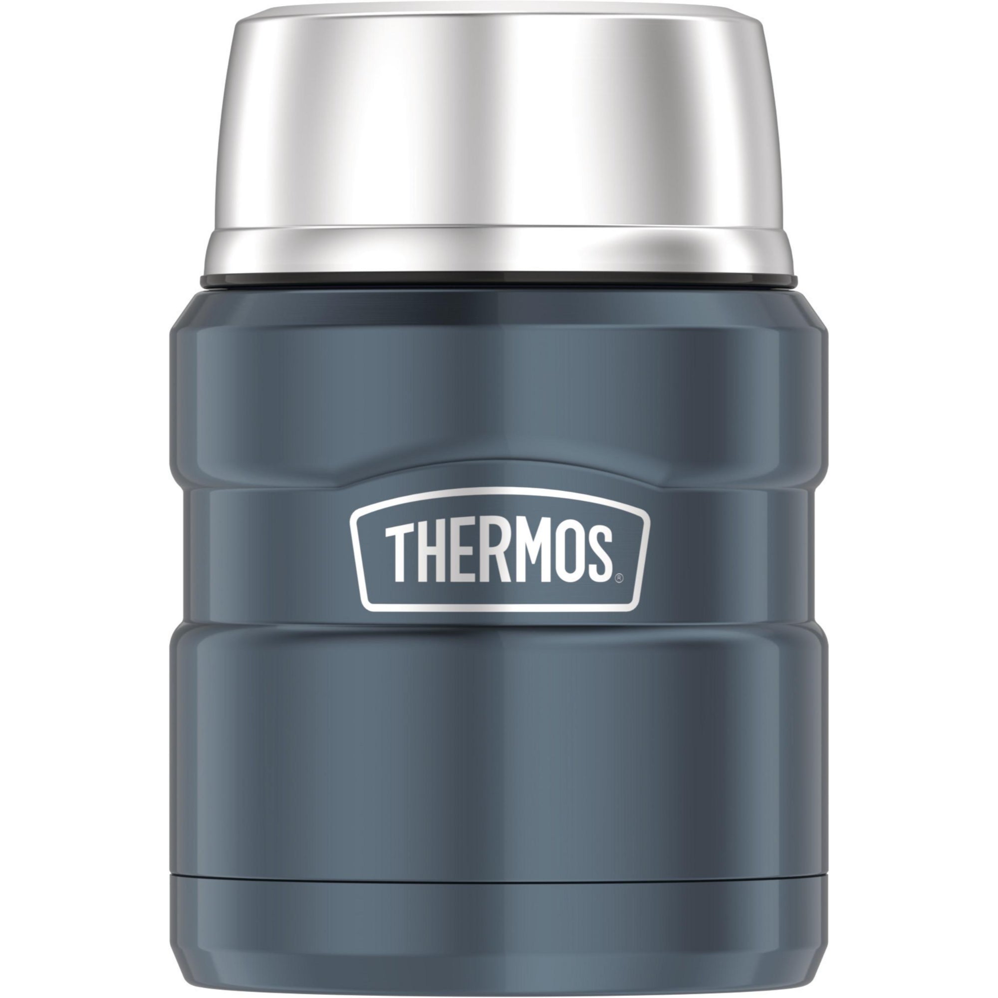 Thermos King Vacuum 1.2L Insulated Flask & 470ml Insulated Food Jar - Slate