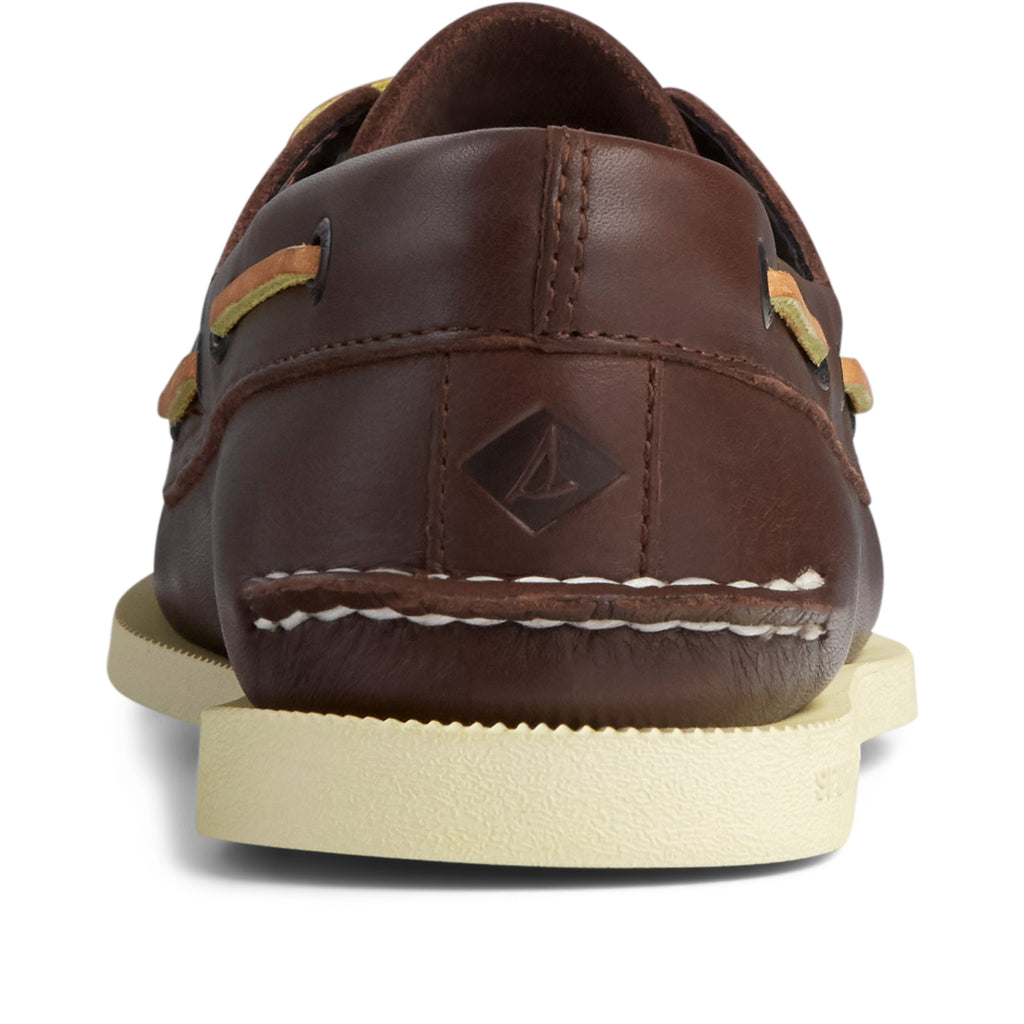 Sperry Men's Authentic Original 2-Eye Wide Boat Shoe - Brown Leather -size 11