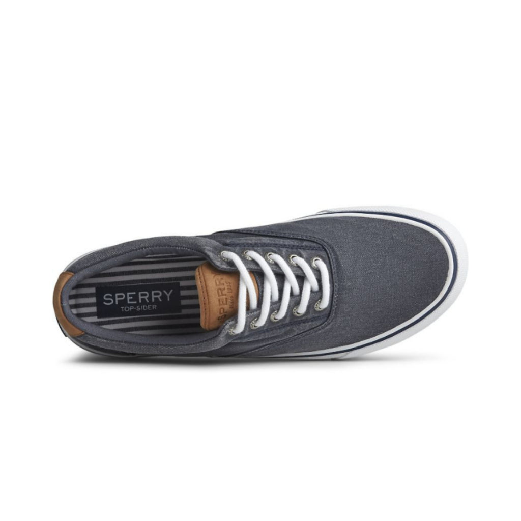 Sperry Men's Striper II Washed CVO Sneaker - Navy - Size 10