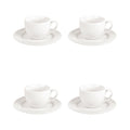 Shervin Verkil Prominence 4-piece Bijou Espresso Cup & Saucer set