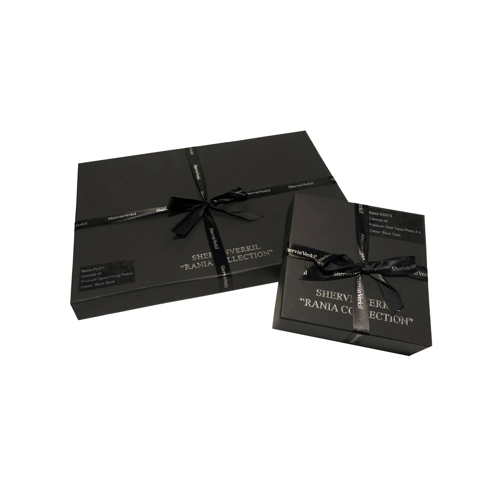 Shervin Verkil Rania Tapas Platter and Plates - 5 Piece Set