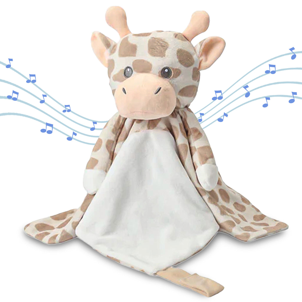Love By Emi Light Giraffe Musical Comforter - Beige