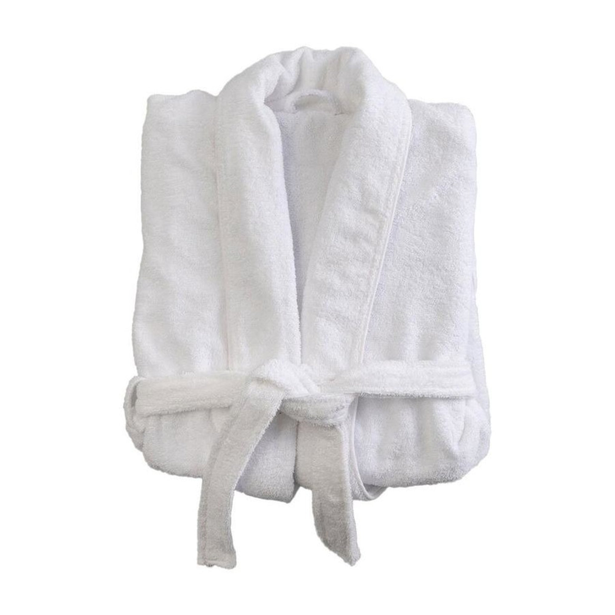 Canningvale Lusso Cotton Terry Medium Bathrobe - White