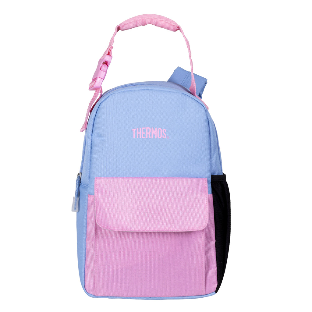 Thermos Kids Mini Lunch Kit Backpack - Denim Blue/Pink