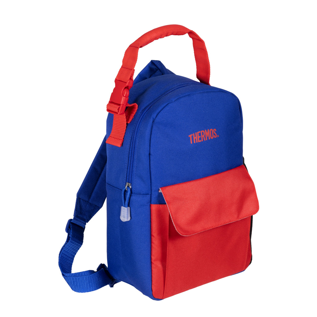 Thermos Kids Mini Lunch Kit Backpack - Navy/Red