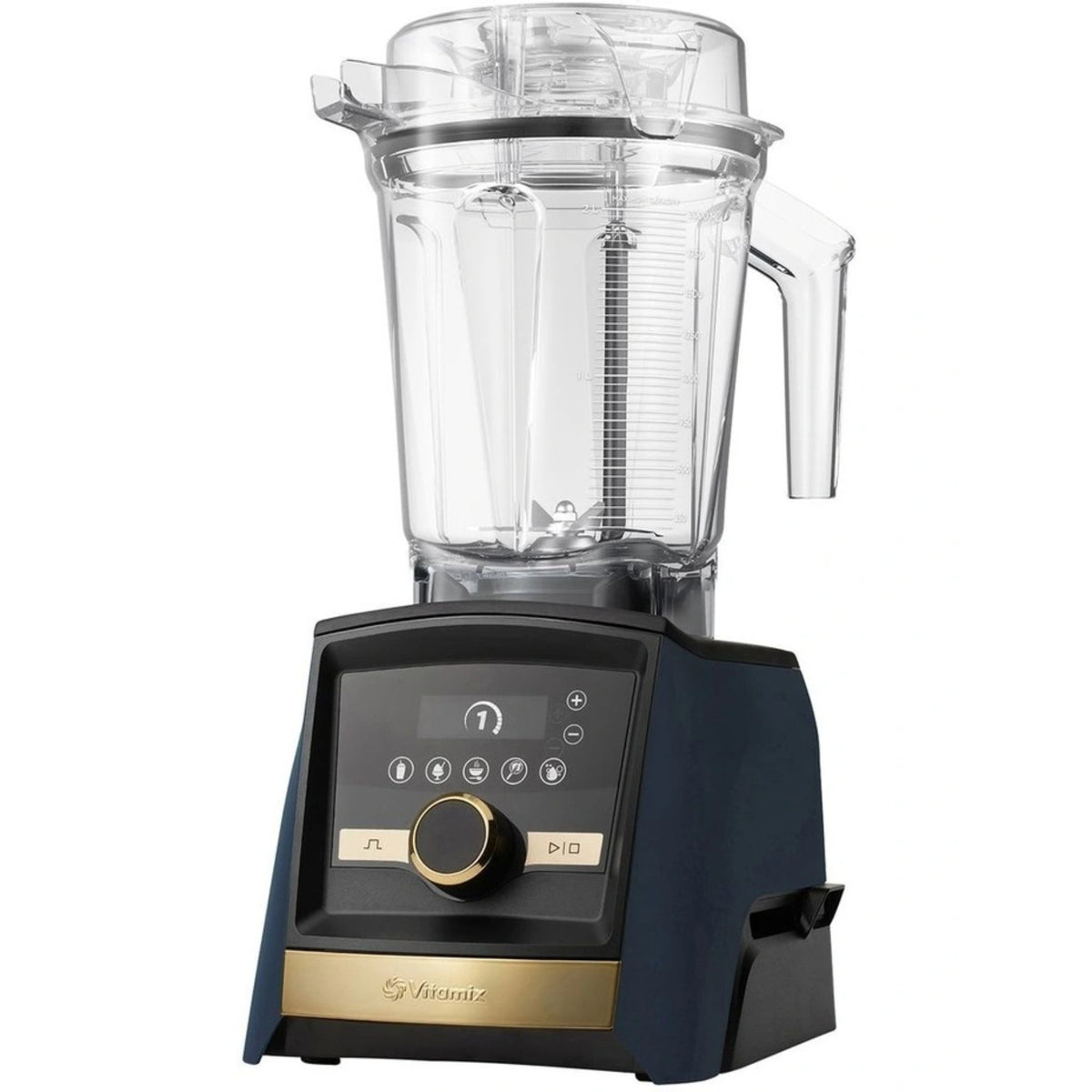 Vitamix Ascent Series A3500i High-Perf Blender - Navy with Gold Trim