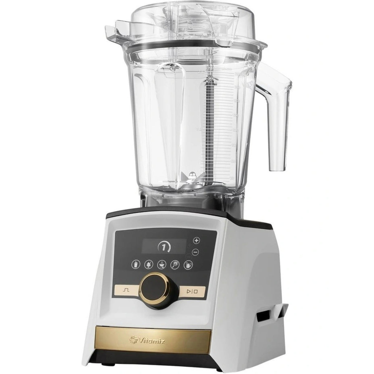 Vitamix Ascent Series A3500i High-Perf Blender - White with Gold Trim