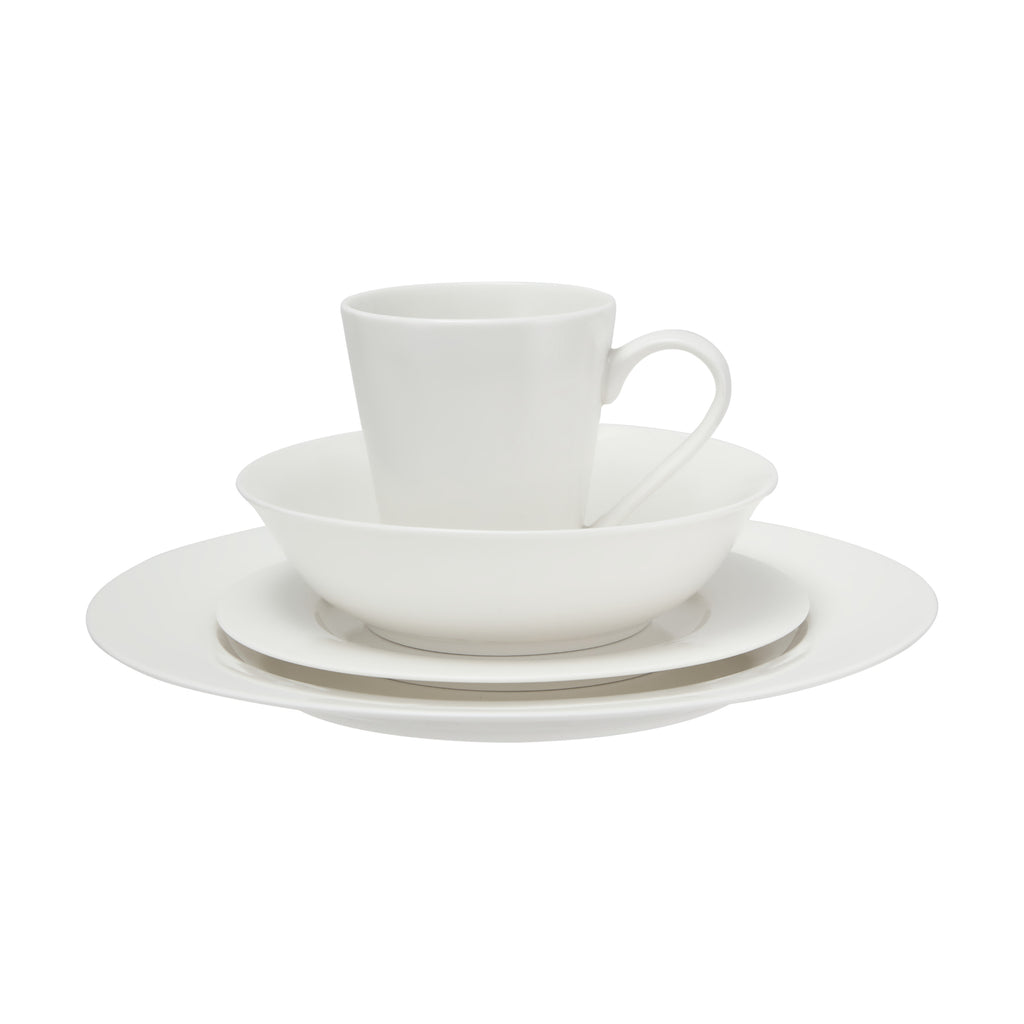 Maxwell & Williams White Basics Cosmopolitan Rim 16 Piece Dinner Set