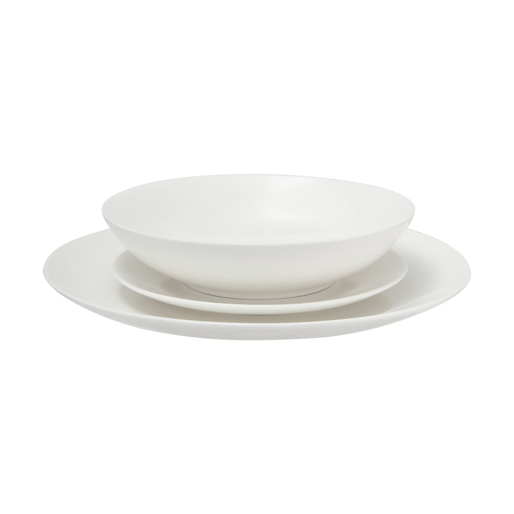 Maxwell & Williams White Basics Tribeca Coupe 12 Piece Dinner Set