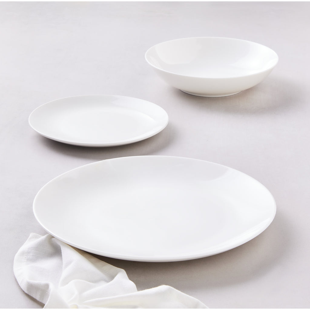 Maxwell & Williams White Basics Tribeca Coupe 12 Piece Dinner Set