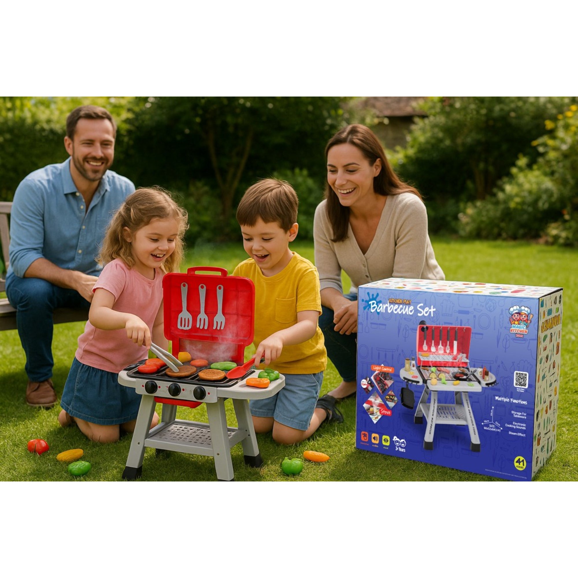 Magic Kitchen Toys Barbecue Set