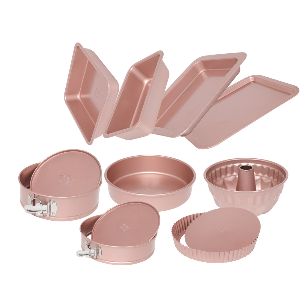 Wiltshire Rose Gold Bakeware 9 Piece Set - Rose Gold