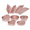 Wiltshire Rose Gold Bakeware 9 Piece Set - Rose Gold